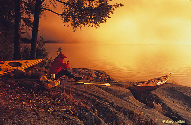 Mystic morning on
Red Granite Point
Lake Superior, Ontario